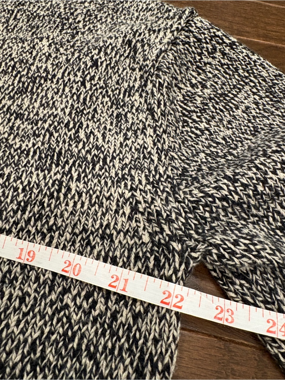 Roots Canada Cabin Collection Marled Knit Crewneck Sweater Stripe Women’s Large - Picture 11 of 12